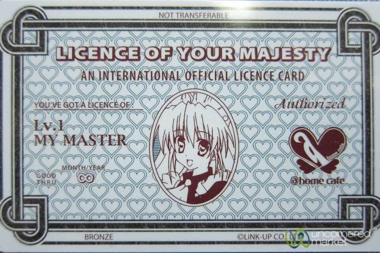 Tokyo Maid Cafe Card - Japan