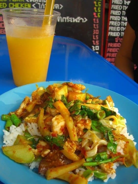Streetside Squid Red Curry