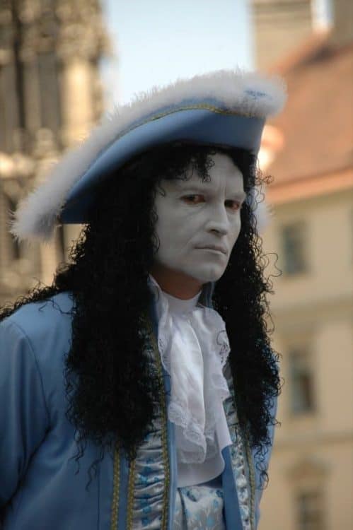 Austrian Ticket Vendor Dressed in Period Costume - Vienna, Austria