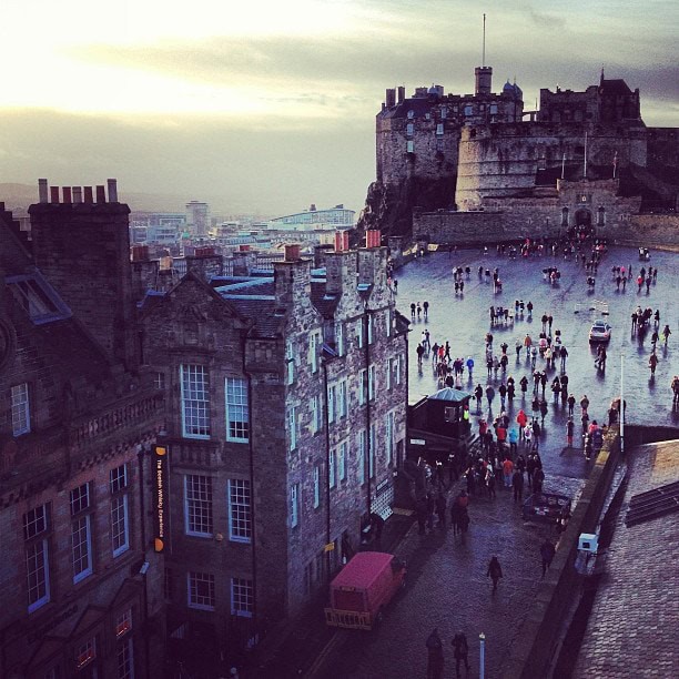 Edinburgh Castle blogmanay