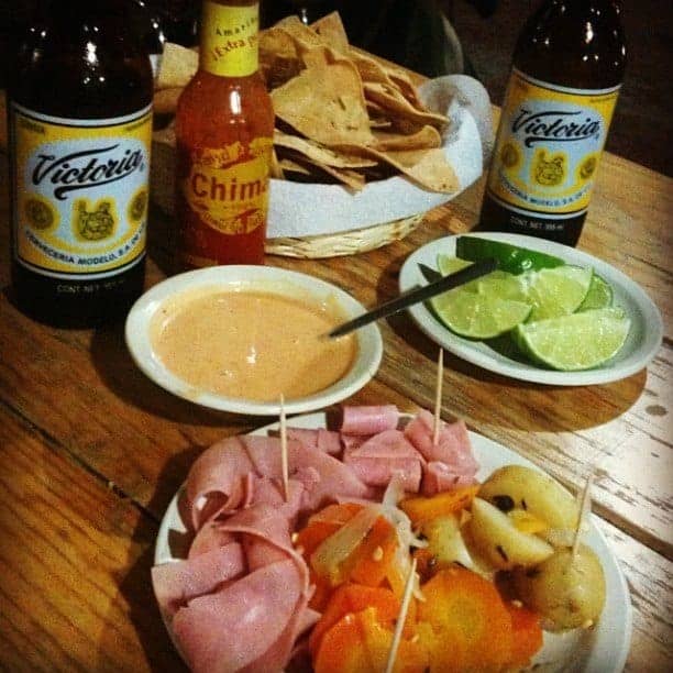 Comida de Oaxaca, Bocadillos para la Cerveza