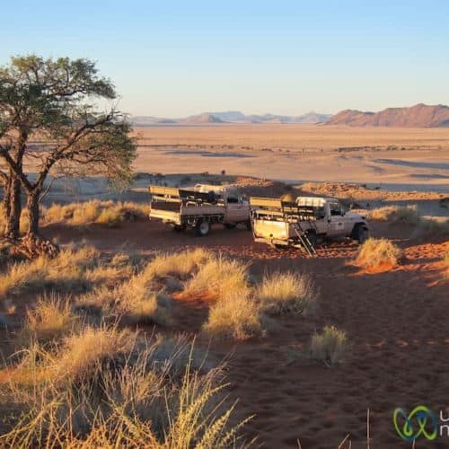 Sundowner in the Namib Desert, Namibia