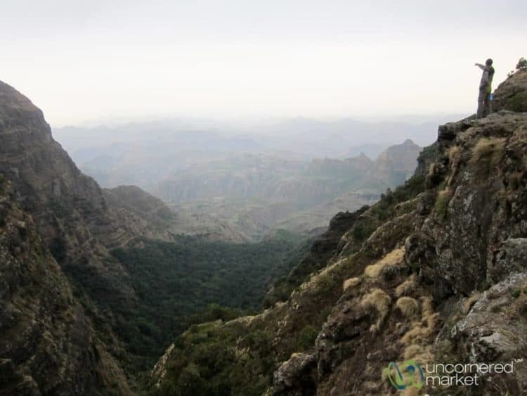 Dan in the Simien Mountains of Ethiopia
