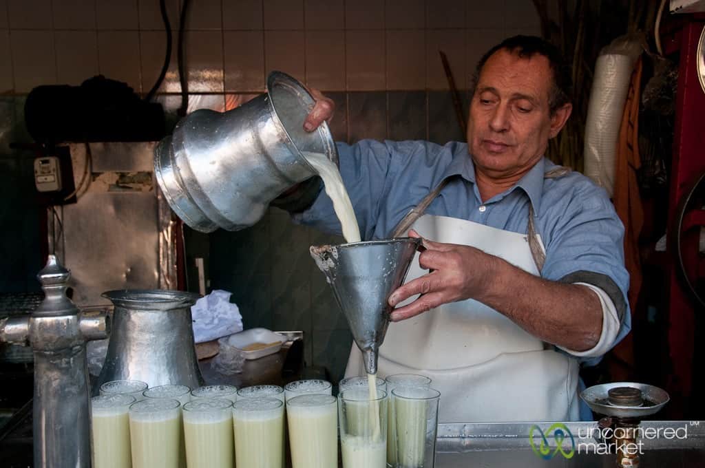 Jugo de caña de azúcar de Cairo.
