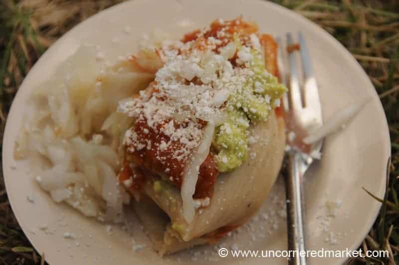 Comida Callejera en Guatemala, Chuchito en Antigua