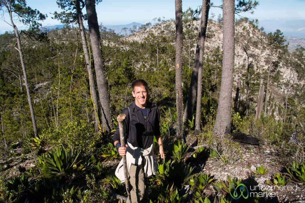 Dan on his way to Pic la Selle - Haiti