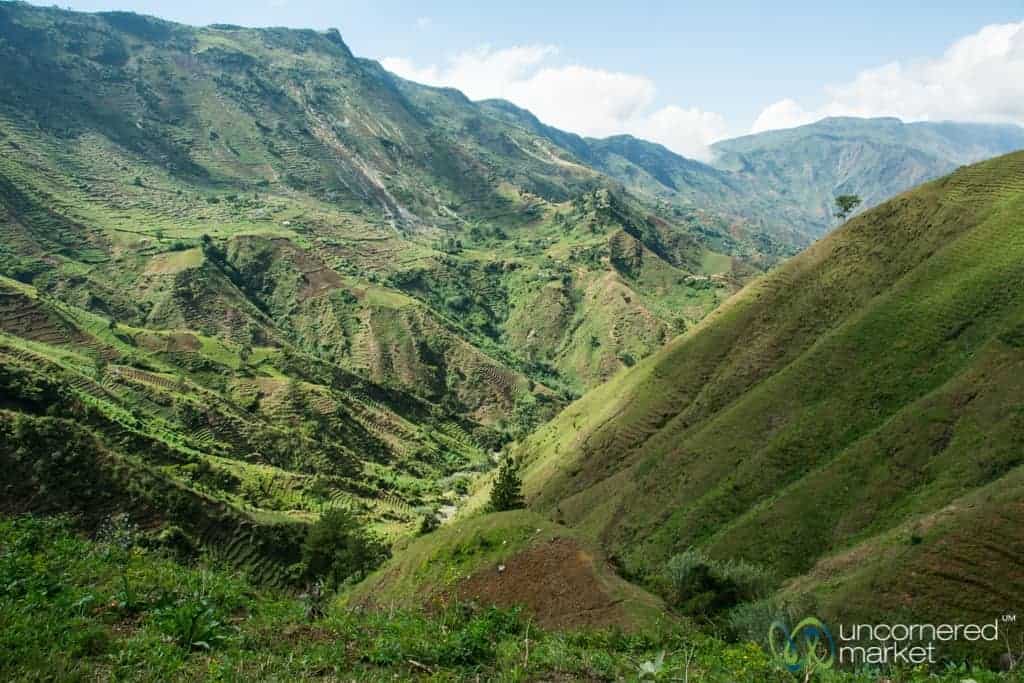 Mountainous Haiti, en route to Port-au-Prince