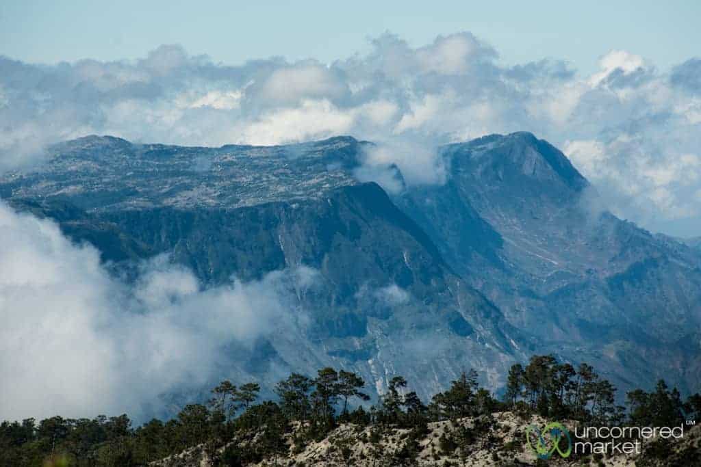 Haiti's Mountains - View from Pic La Selle