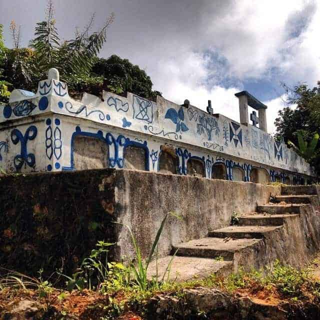 Scenes from a Haitian burial ground