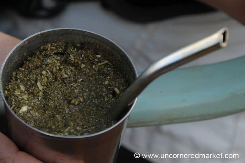 Tereré refrescante en Paraguay
