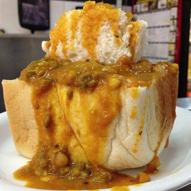 Comida Callejera de Sudáfrica, Bunny Chow en Durban