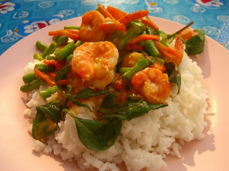 Comida Callejera Tailandesa, Curry Rojo en Bangkok