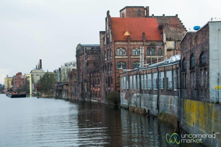 Szczecin Along the Oder River, Poland