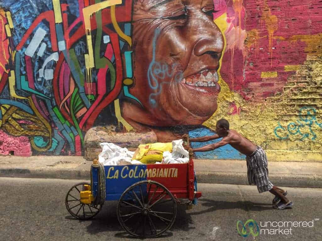 Life in Getsemani neighborhood, Cartagena.