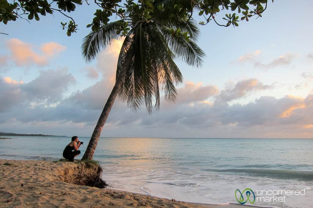 Audrey on Beach at Sunset - Port Salut