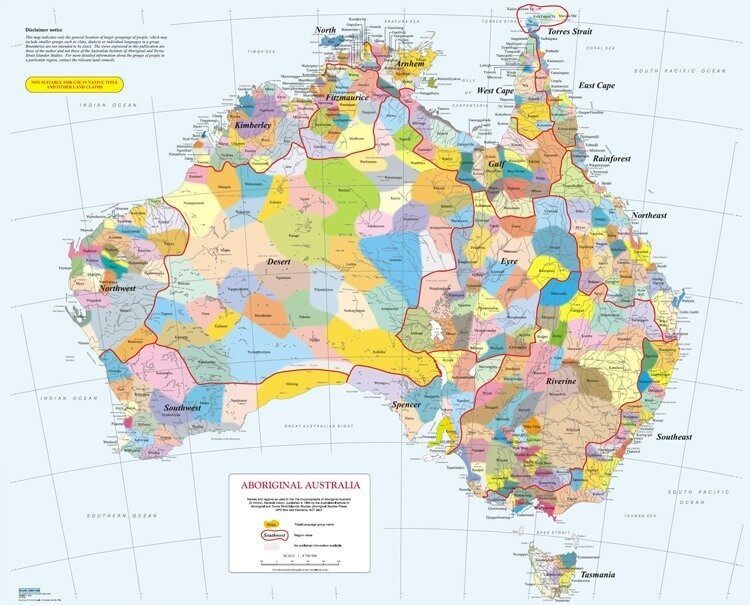 Aboriginal Australia Map
