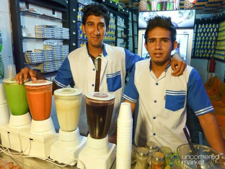 Iranian Food, Fresh Juices