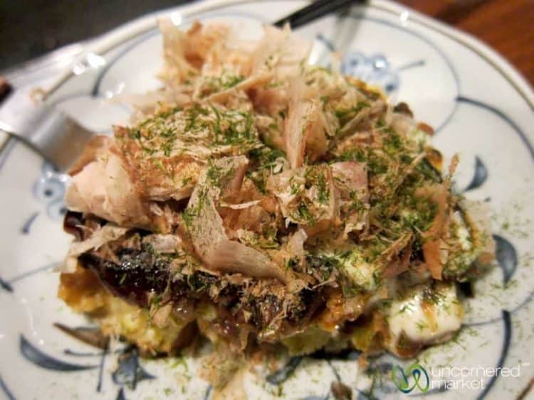 Japan Food, Okonomiyaki Osaka Style