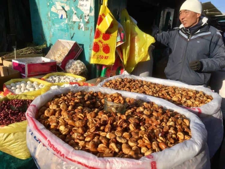 Karakol Food, Fried Fava Beans