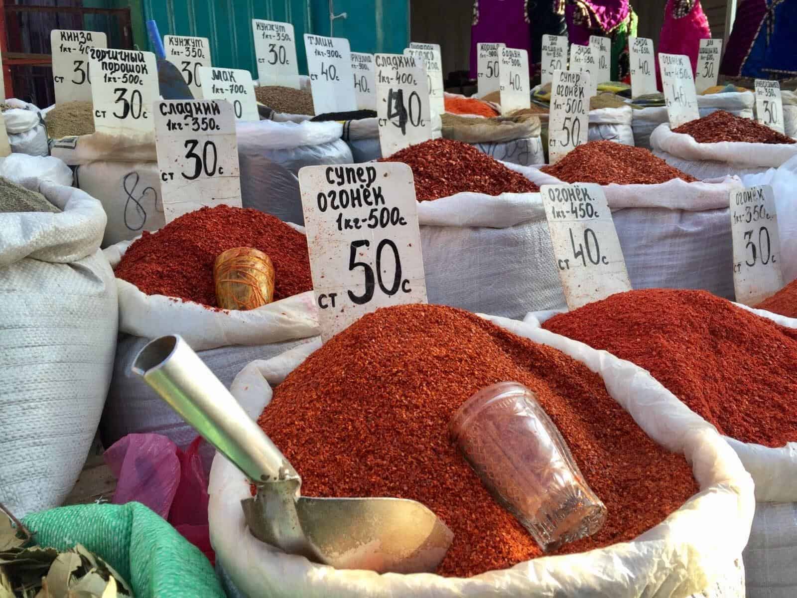 Karakol Markets, Chili Peppers