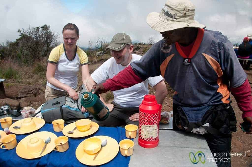 Kilimanjaro Climb, Lunch