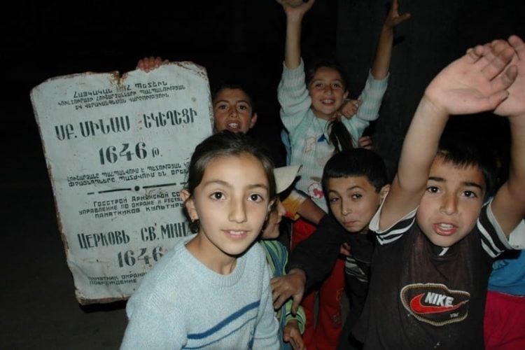 Armenian Kids in Tatev