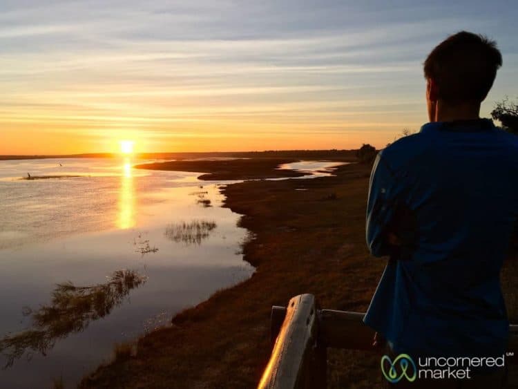 Chobe National Park, Sunrise on Chobe River