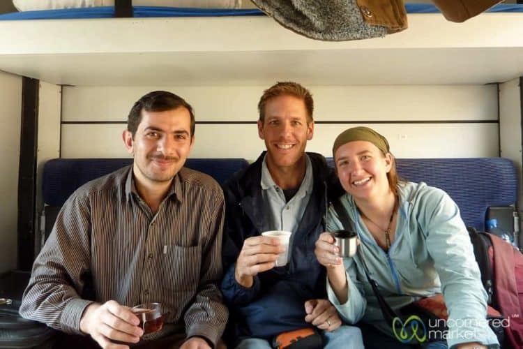 Iranian Train, Tea and Hospitality