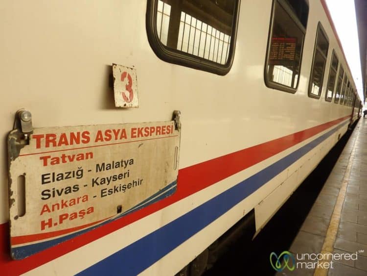 Taking the Train from Iran to Istanbul, Turkey