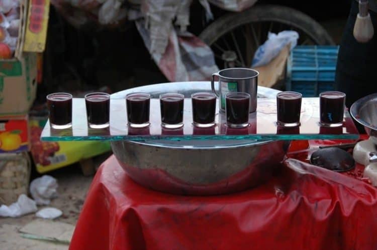 Xinjiang Food, Fresh Pomegranate Juice