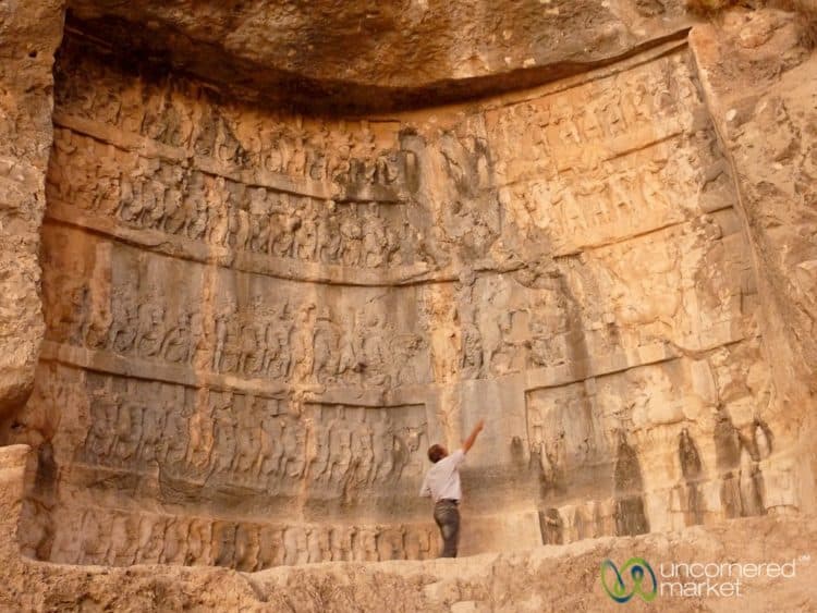 Iran Travel, Bishapur Reliefs 