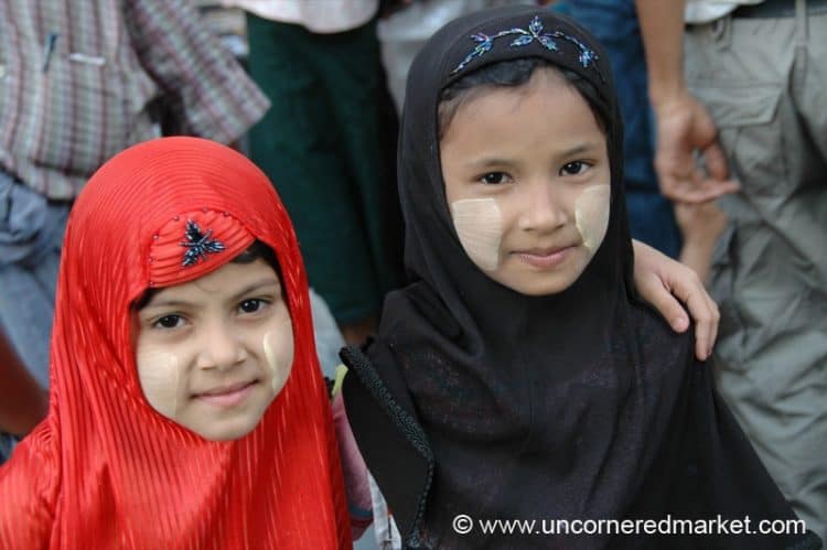 Rangoon People in Myanmar