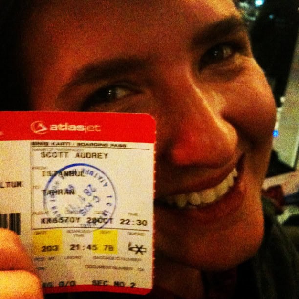 Travel to Tehran, Iran - Boarding Pass 