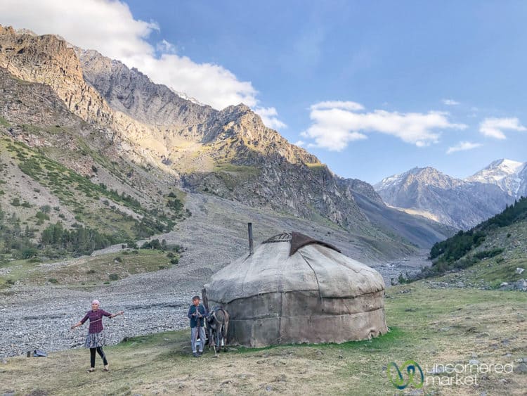 Alay Mountains Trekking Guide, Heights of Alay Yurt Camp