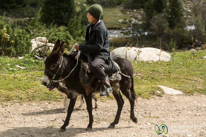 Young Kyrgyz Shepherd in Jyrgalan Valley