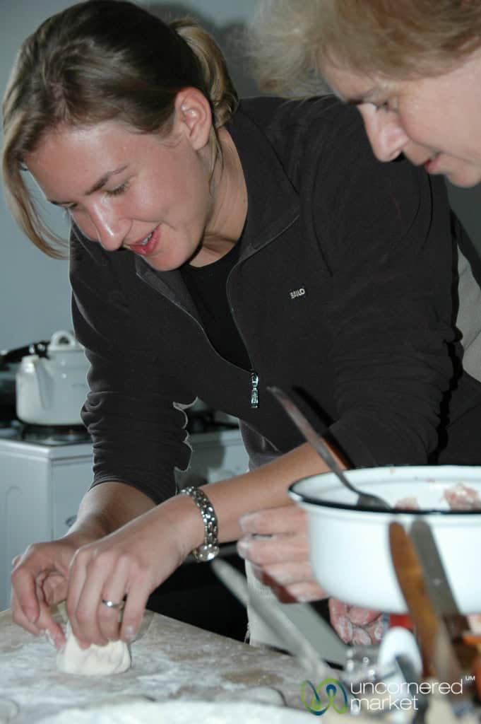 Georgian Food and Learning to Cook Khinkale