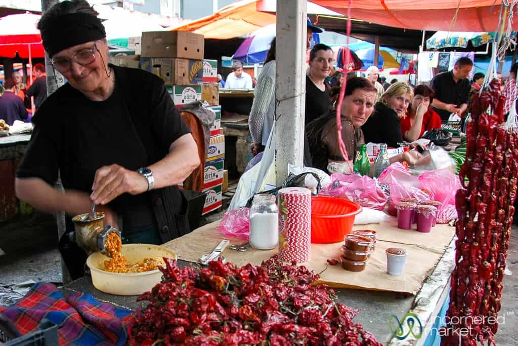 Georgian Food, Adjika pepper paste