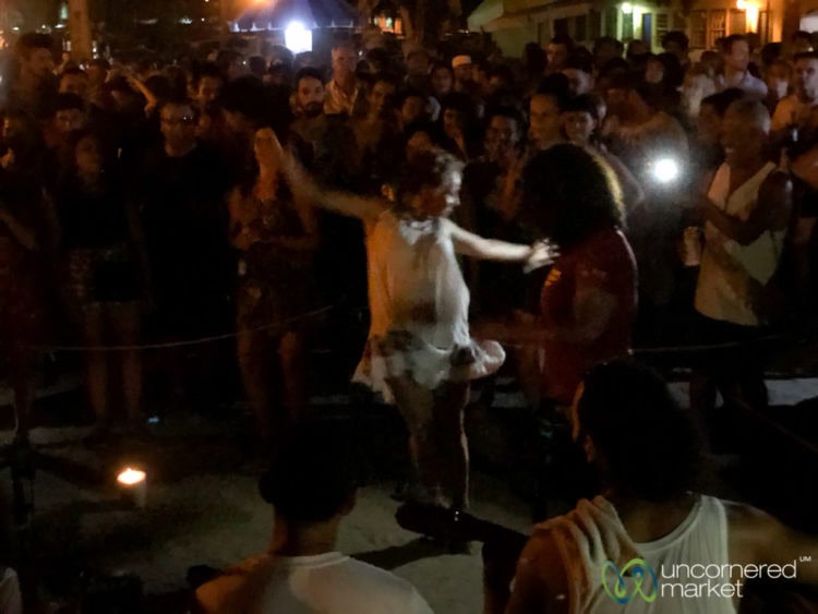 Brazil Tour, samba dancing in Paraty