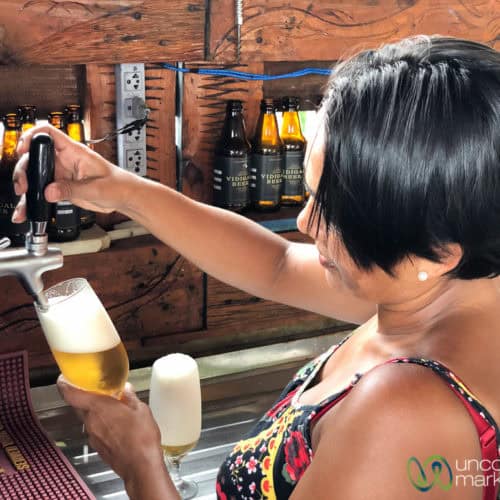 Favela Tour in Rio, Vidigal Beer
