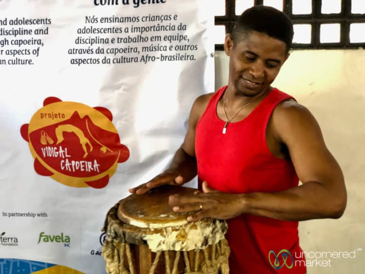 Vidigal Favela Tour with Planeterra and G Adventures, capoeira class