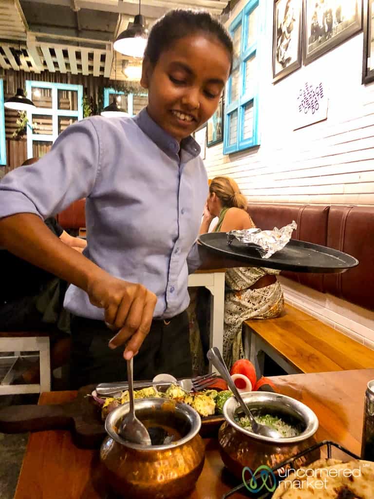Northern India Travel Guide, Delhi Social Enterprise Restaurant