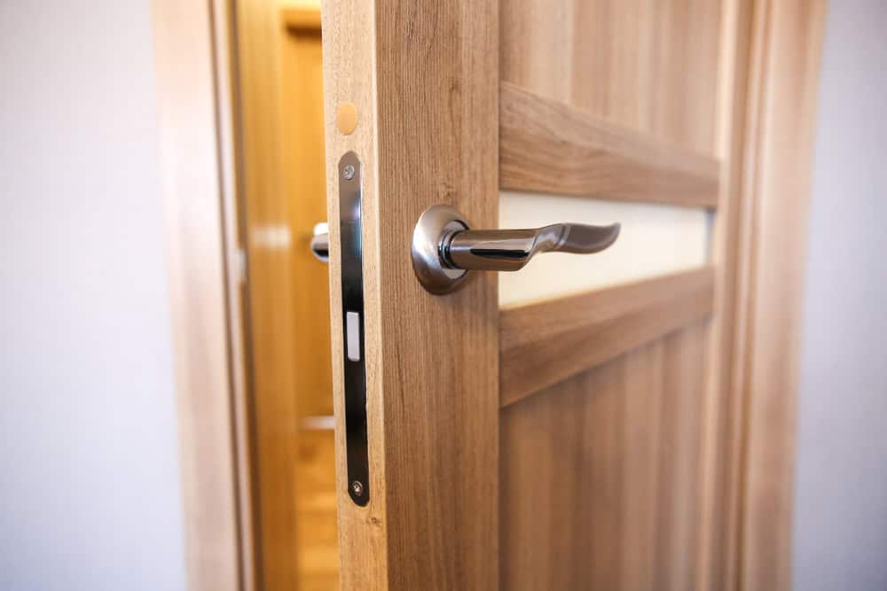 Door,Handle,In,The,Interior.,Knob,Close up,Elements.,Open,And