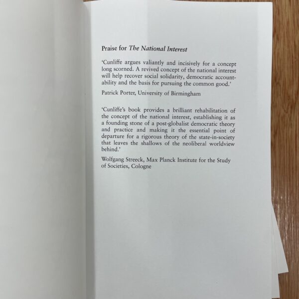 The National Interest : Politics After Globalization by Philip Cunliffe - Image 2