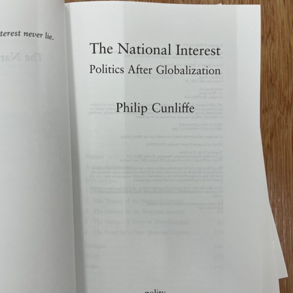 The National Interest : Politics After Globalization by Philip Cunliffe - Image 3