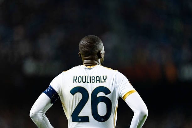 Kalidou Koulibaly (SSC Napoli) is pictured during the Europa League soccer match between FC Barcelona and SSC Napoli, at the Camp Nou stadium in Barcelona, Spain, on February 17, 2022. Foto: Siu Wu. (Photo by Siu Wu/picture alliance via Getty Images)