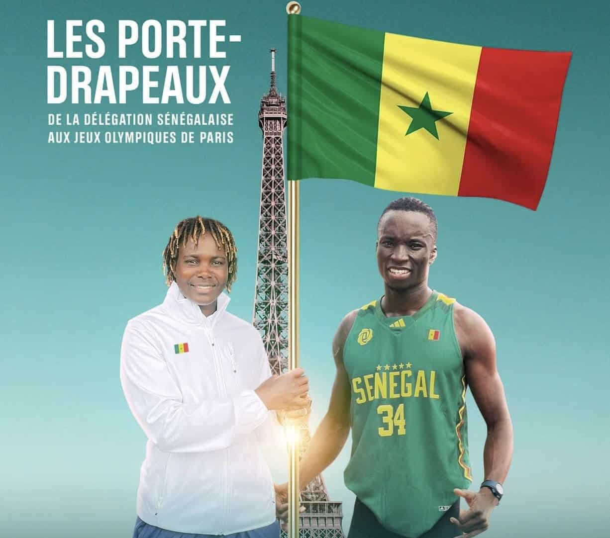 JO Paris 2024 - Combe Seck et Louis François Mendy seront les porte-drapeaux du Sénégal ! - wiwsport