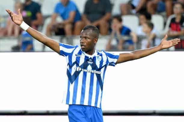 07 Pape Meissa BA (gf38) during the Ligue 2 BKT match between Grenoble and Laval at Stade des Alpes on August 16, 2024 in Grenoble, France. (Photo by Christophe Saidi/FEP/Icon Sport via Getty Images)