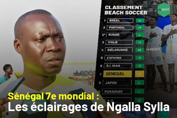 Beach Soccer - Ngalla Sylla analyse le bond du Sénégal au classement « Cette progression récompense notre régularité » - wiwsport