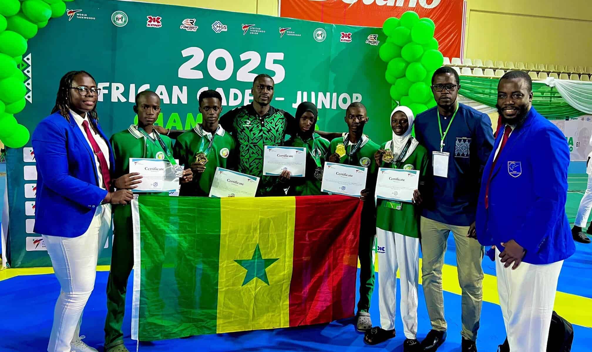 Taekwondo – Championnats d’Afrique 2025 : Le Sénégal récolte 11 médailles - wiwsport