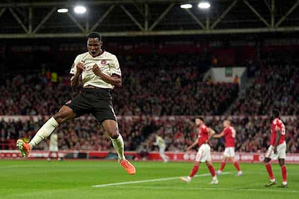 Vidéo : Le deuxième but en Ligue Europa d'Ousmane Diao avec Midtjylland face à Nottingham Forest - wiwsport